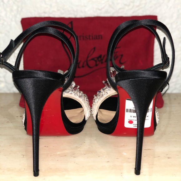 SOLD! Christian Louboutin Crystal Heels - Picture 7 of 8